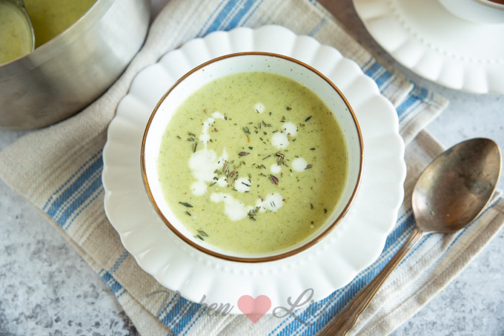 Romige courgettesoep