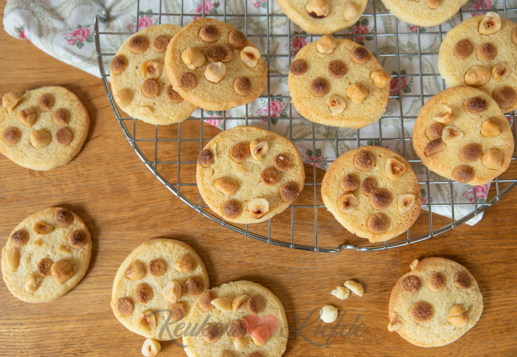Chocolate chip cookies met hazelnoot
