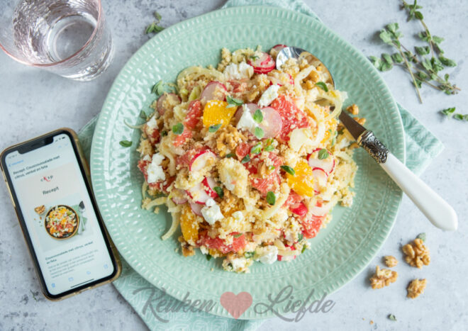 Couscous met citrus, venkel en feta (van Crisp)