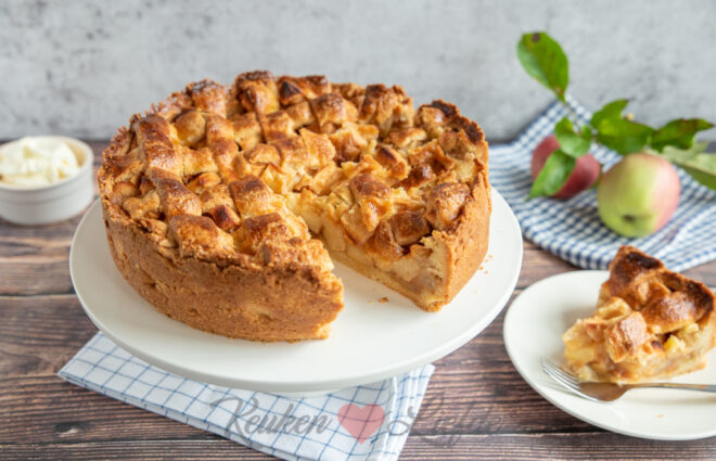 Hollandse appeltaart (met extra deeg!)