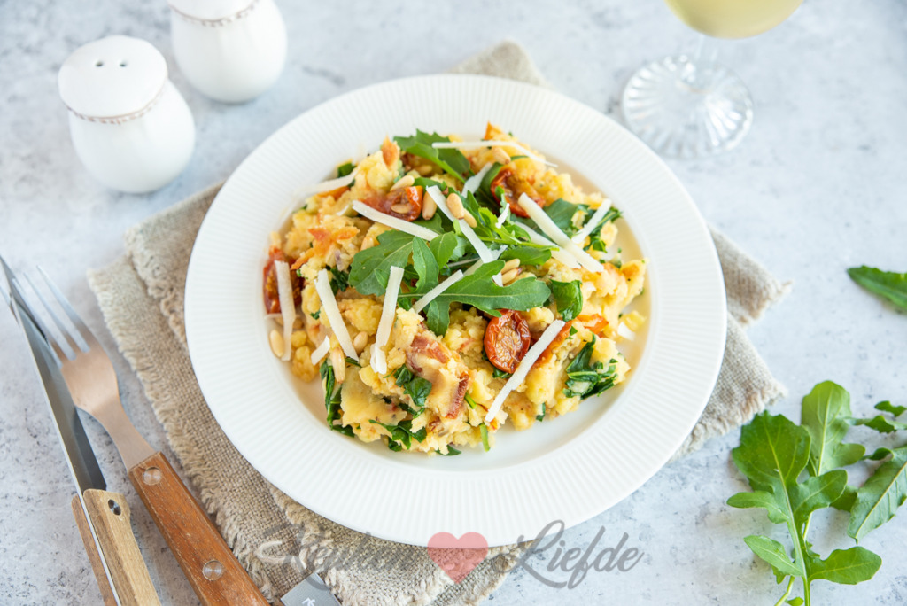 Italiaanse rucolastamppot Italiaanse rucolastamppot