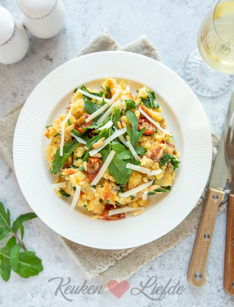 Italiaanse rucolastamppot Italiaanse rucolastamppot