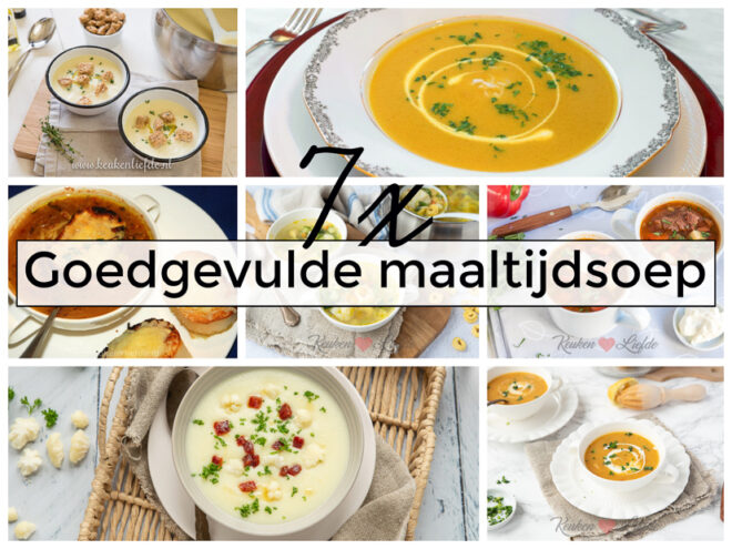 7x goedgevulde maaltijdsoep