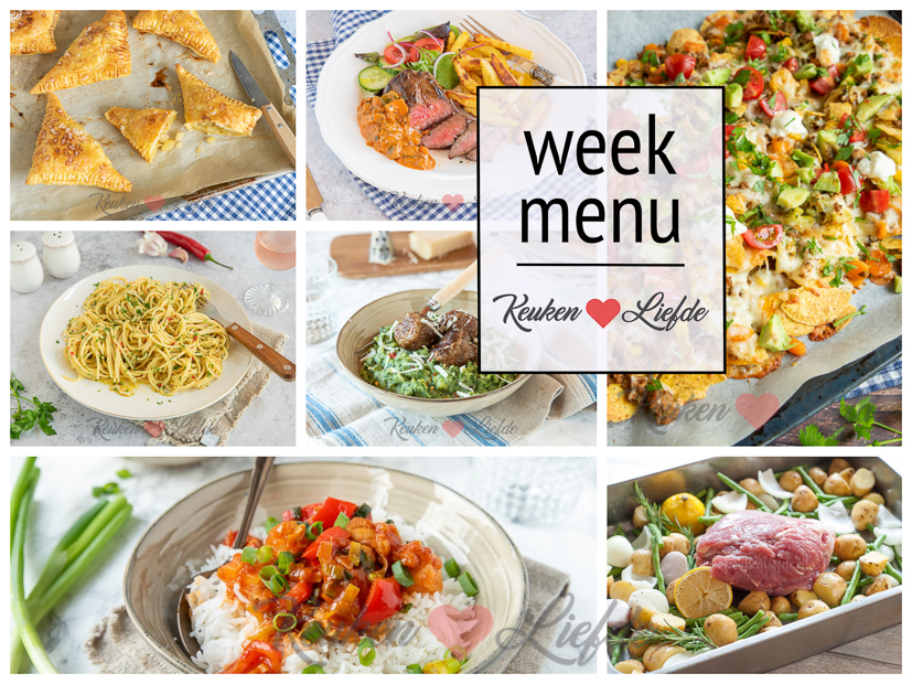 Weekmenu 40-2021 Weekmenu 40-2021