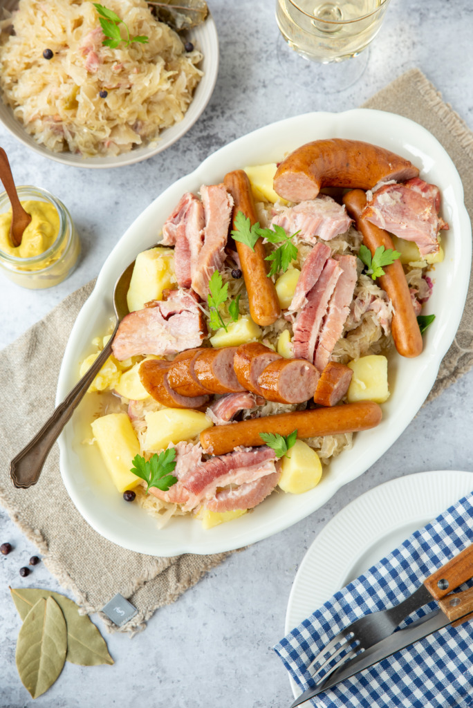 Franse zuurkoolschotel Franse zuurkoolschotel