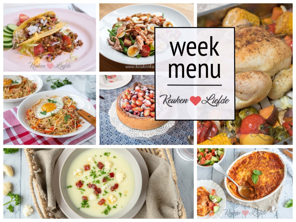 Weekmenu 1-2022 Weekmenu 1-2022