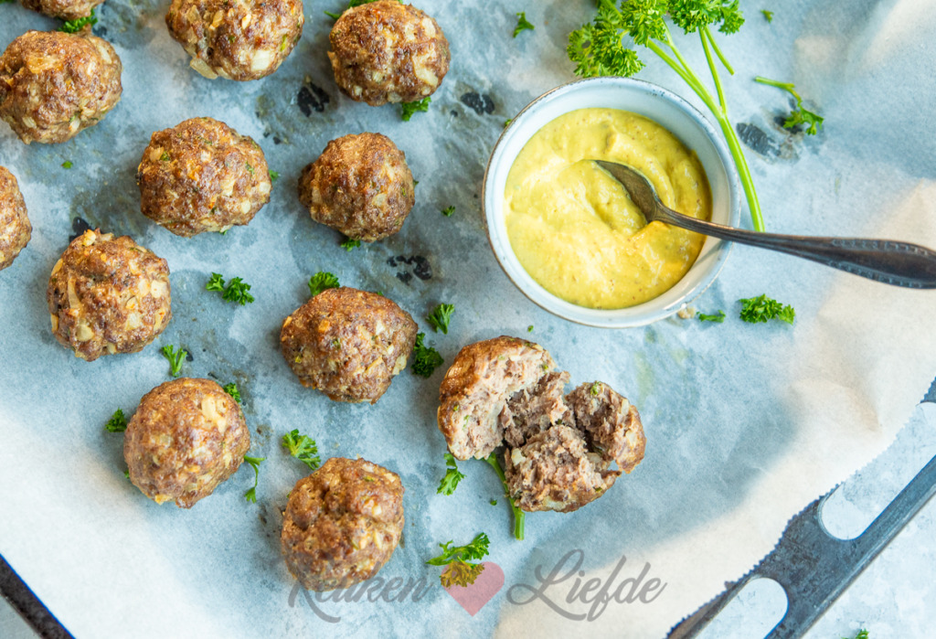 Gehaktballetjes uit de oven