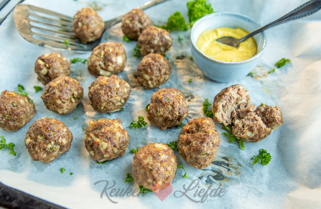Gehaktballetjes uit de oven