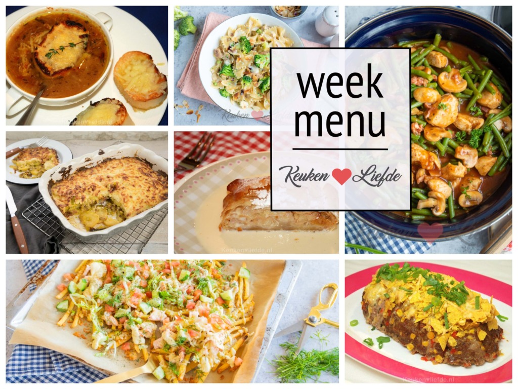 Weekmenu 6-2022 Weekmenu 6-2022