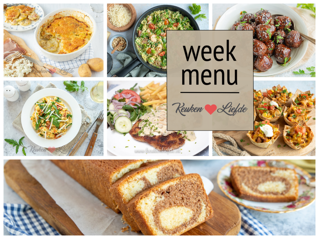 Weekmenu 13-2022 Weekmenu 13-2022