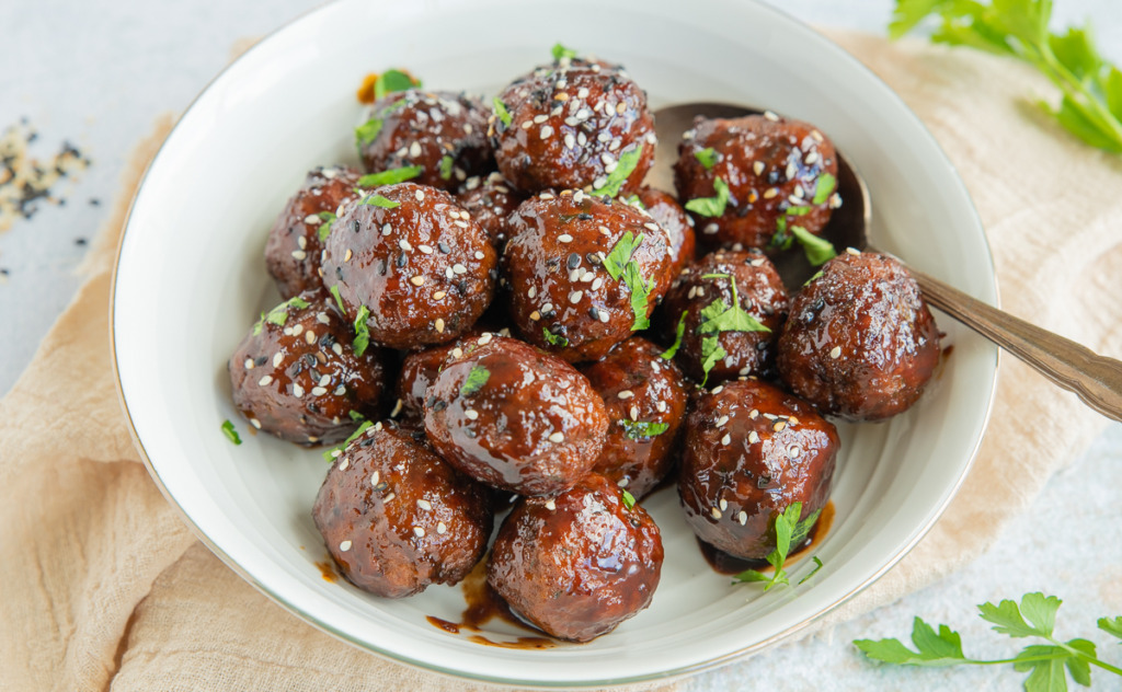 Gehaktballetjes in teriyakisaus
