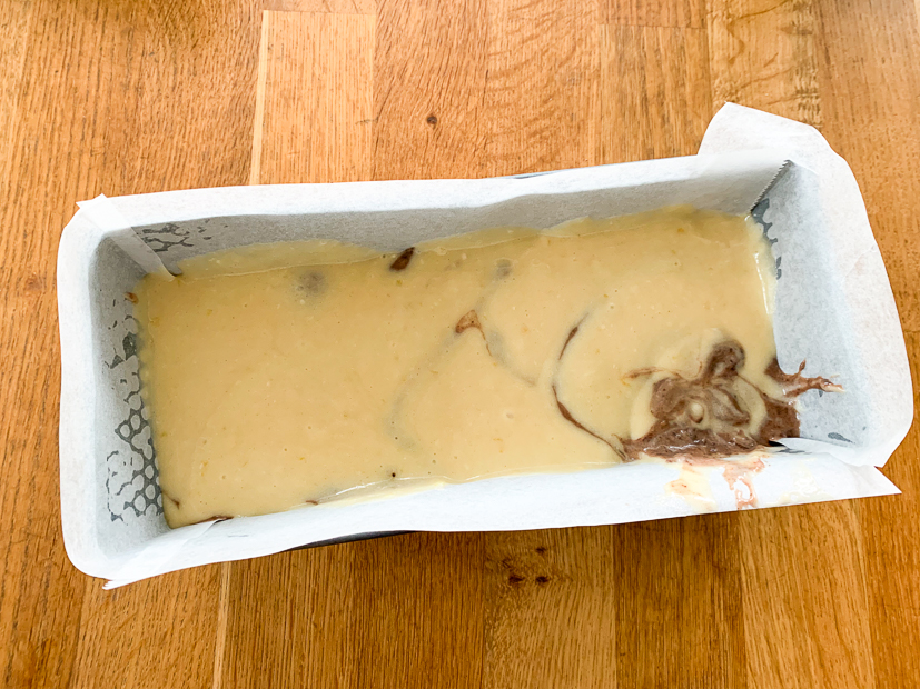 Marmercake met chocoladeglazuur Marmercake met chocoladeglazuur