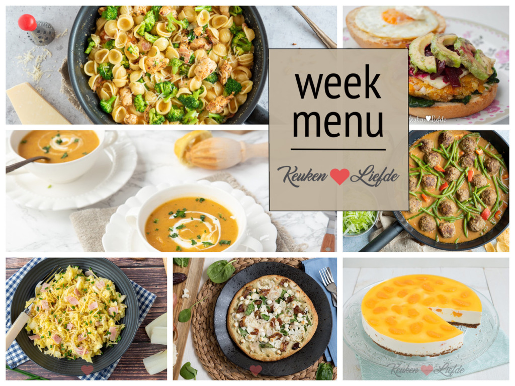 Weekmenu 10-2022 Weekmenu 10-2022