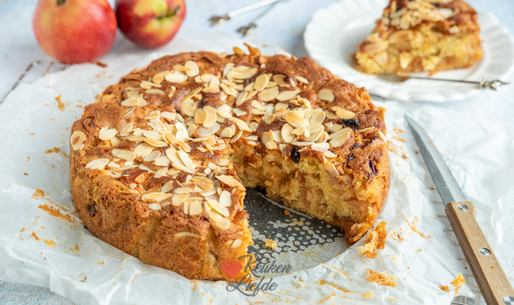Rustieke appelcake