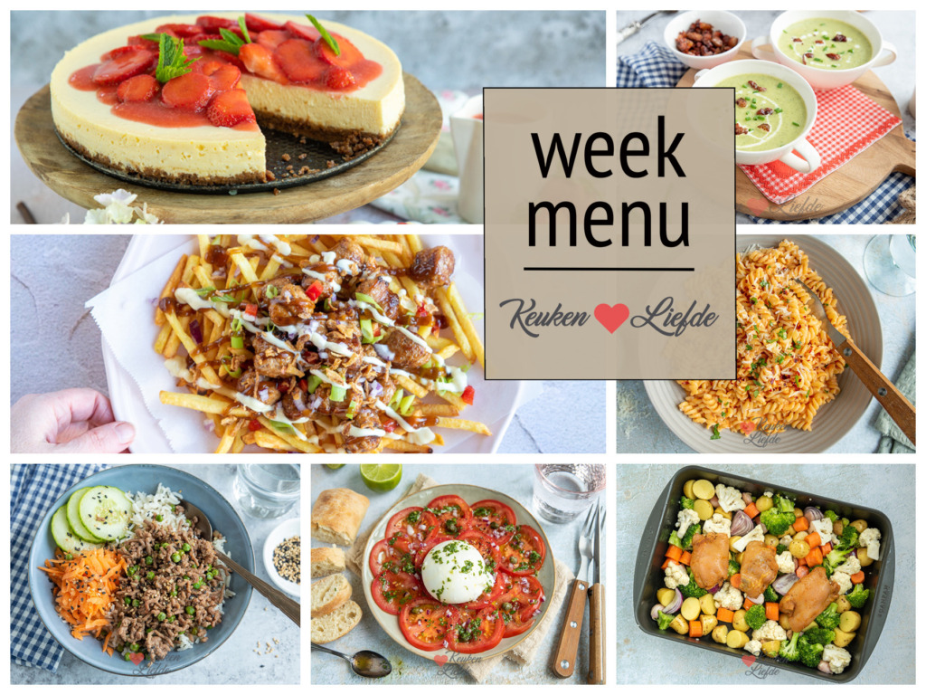 Weekmenu 28-2022 Weekmenu 28-2022
