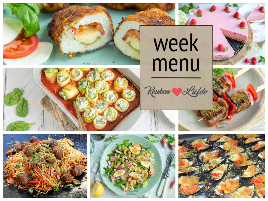 Weekmenu 29-2022 Weekmenu 29-2022