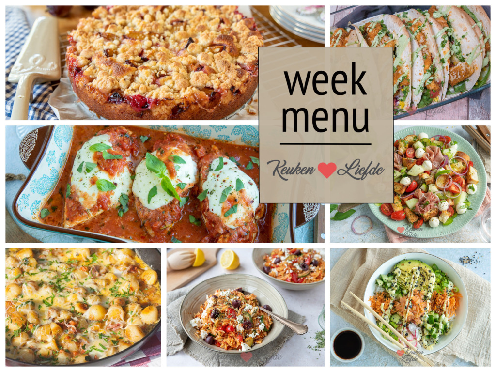 Weekmenu 30-2022 Weekmenu 30-2022