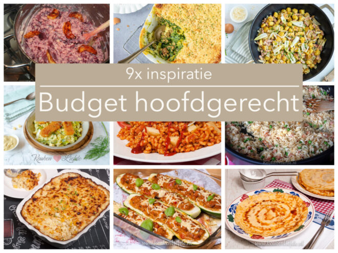 9x budget hoofdgerecht