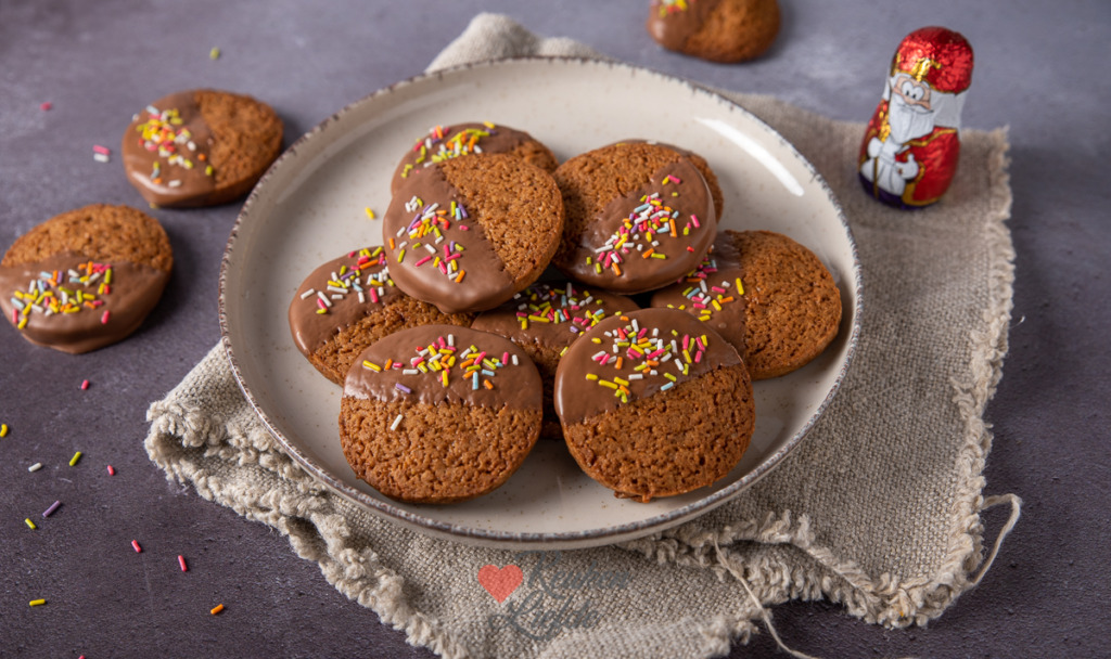 XL kruidnoten met chocodip