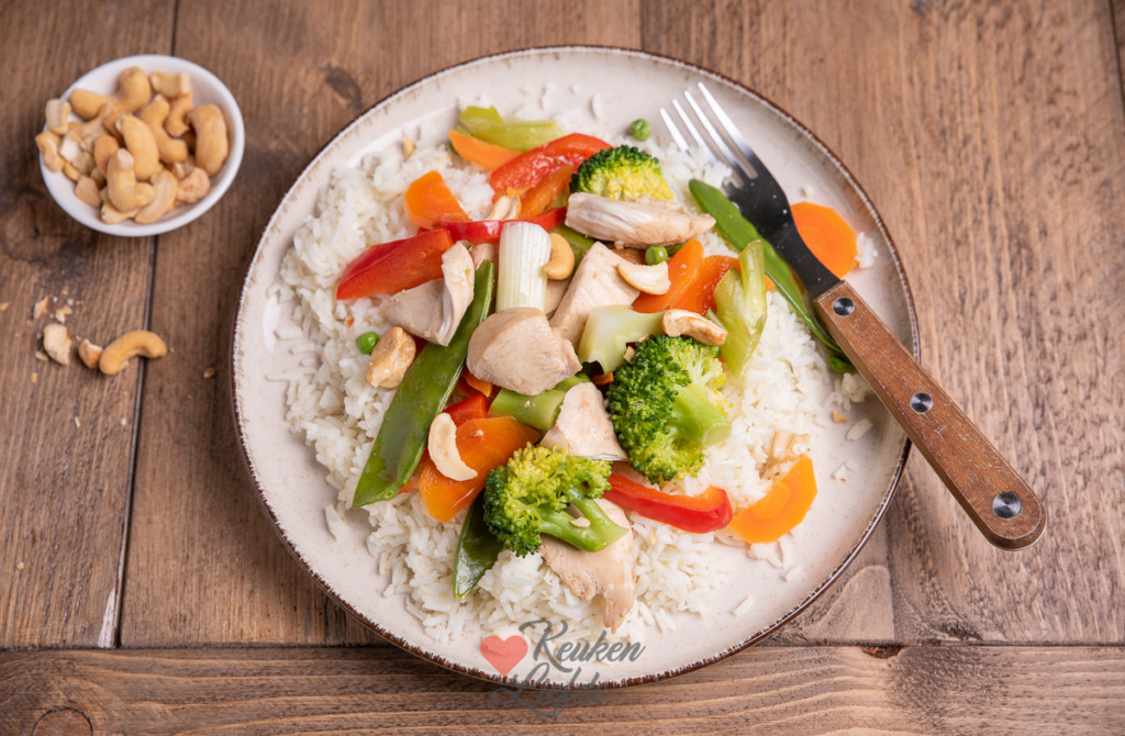 Gestoomde kip en groenten (uit de Steam Aerofryer)