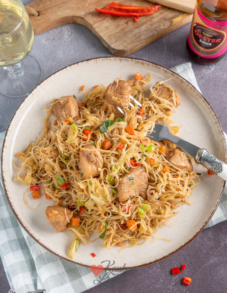 Mihoen met kip en groenten