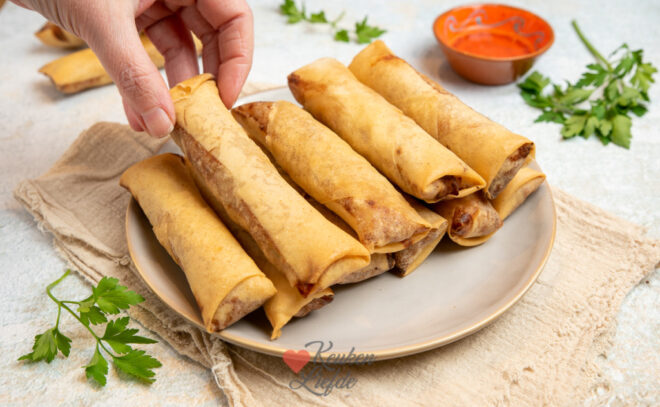 Vietnamese loempia’s met gehakt