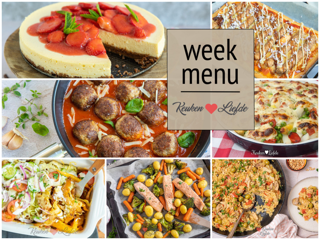 Weekmenu 18-2023 Weekmenu 18-2023