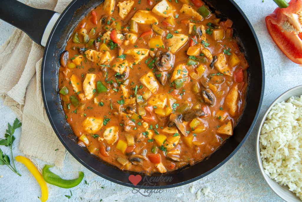 Stroganoffpannetje met kip