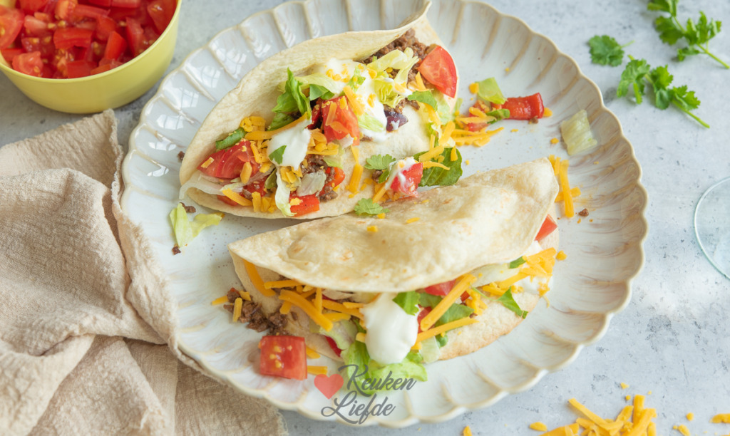 Taco's met gehakt Taco's met gehakt