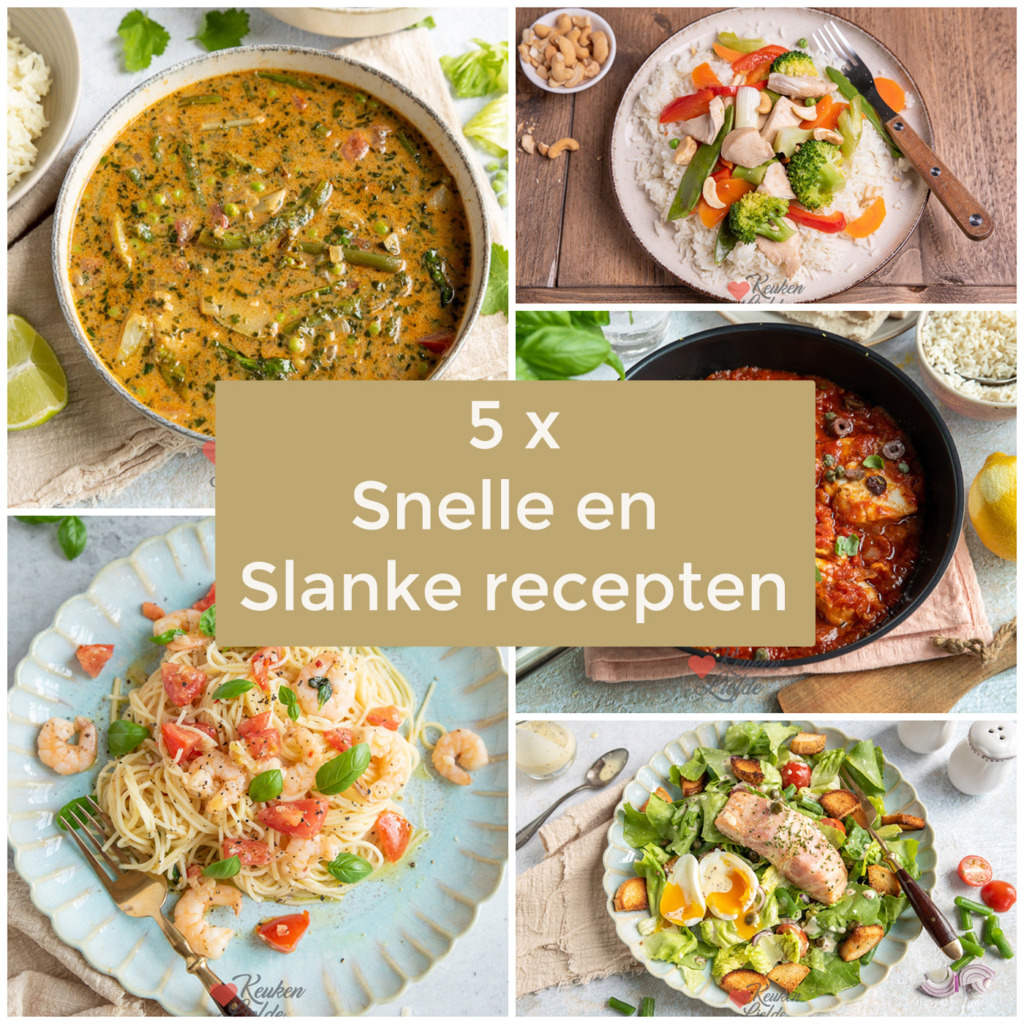 5 x snelle en slanke recepten 5 x snelle en slanke recepten
