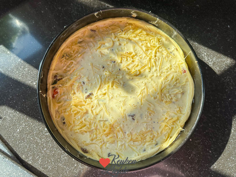 Hartige taart met gehakt