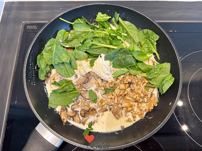 Romige pasta met gorgonzola