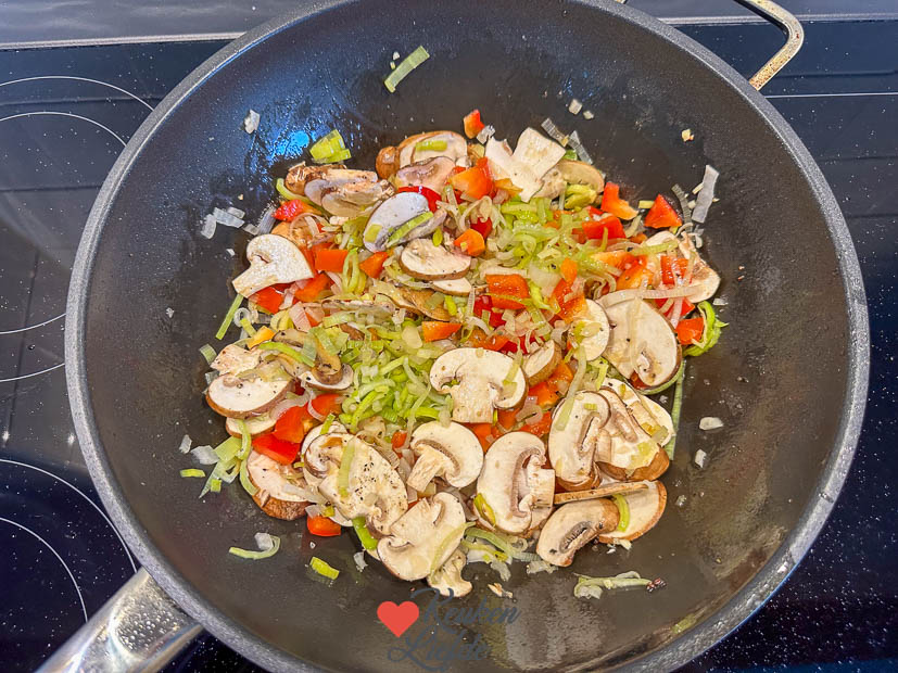 Romige pasta met kip