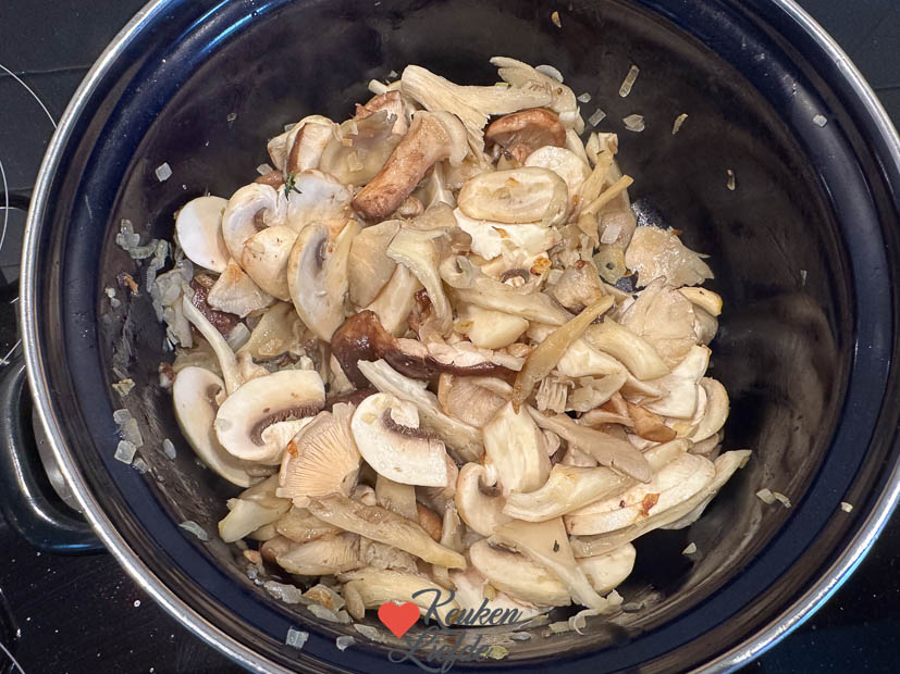 Paddenstoelen risotto