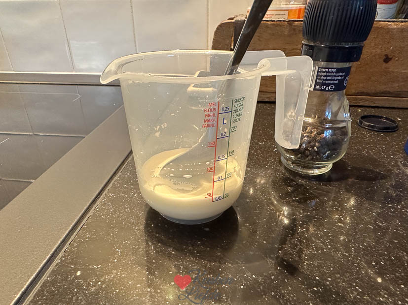 Chicken tonight met perzik