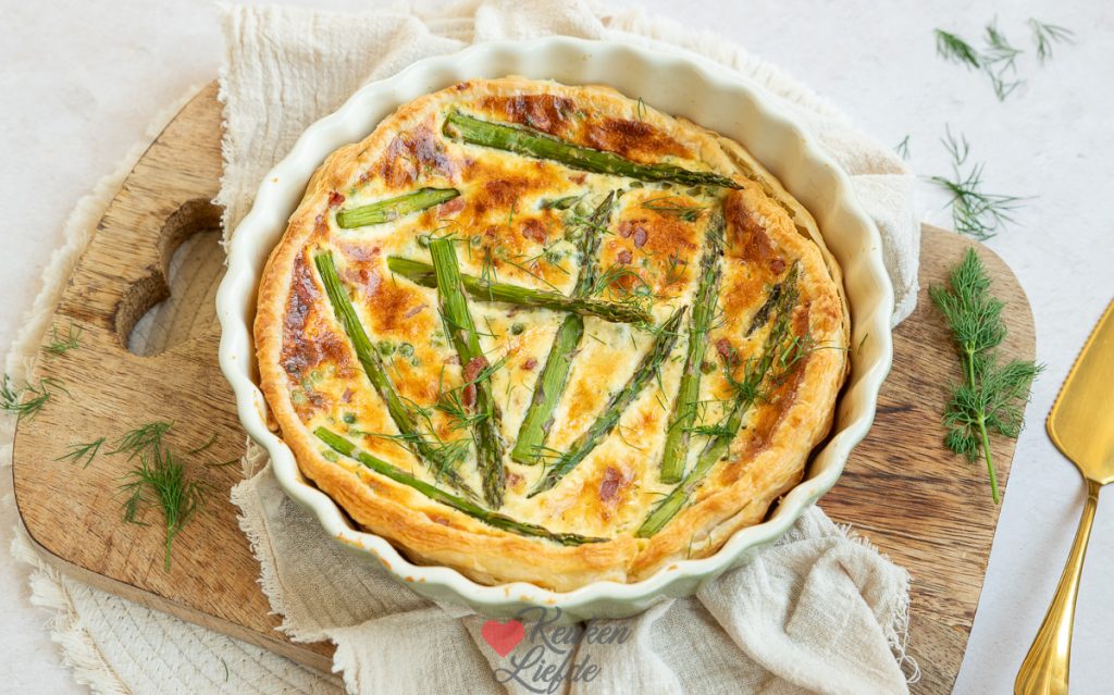 Quiche met asperges