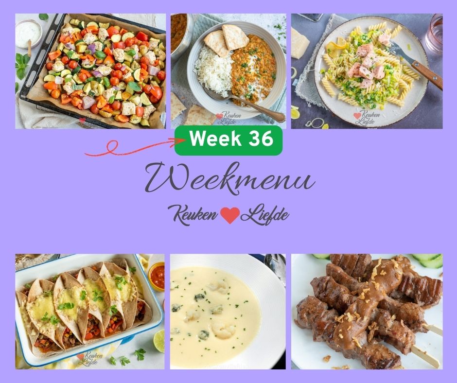 Weekmenu 36 2025 Weekmenu 36 2025
