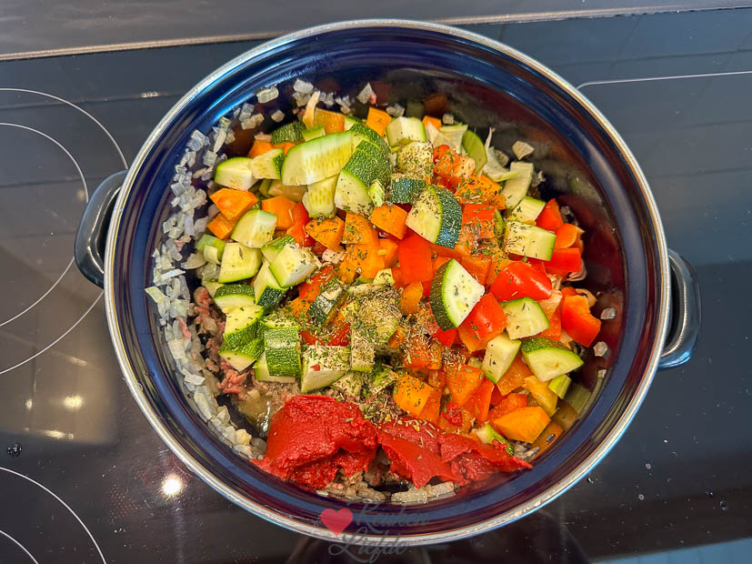 Bolognesesaus met groenten