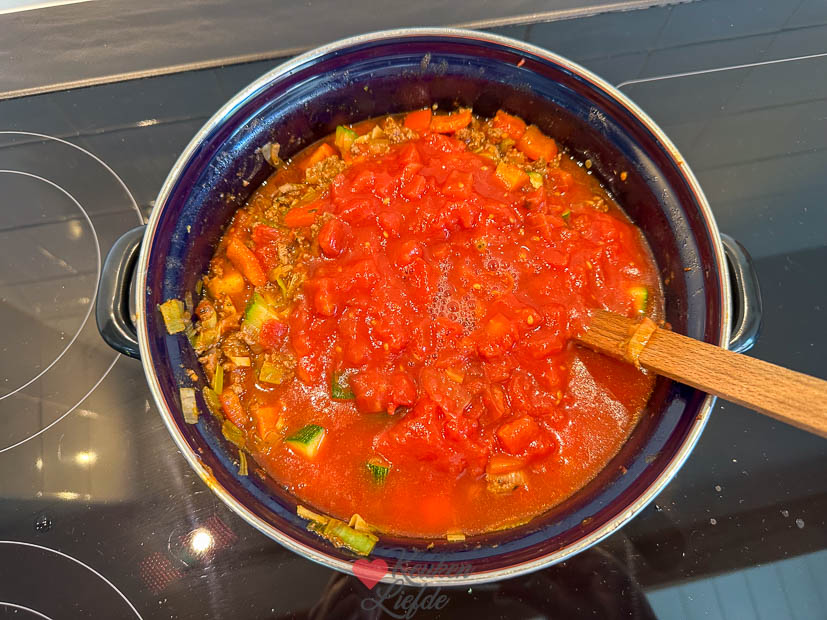 Bolognesesaus met groenten