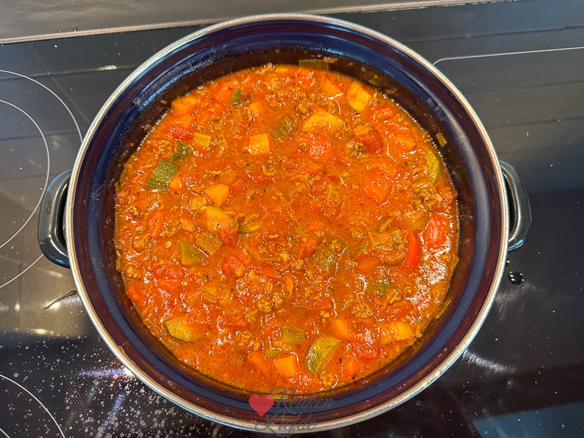 Bolognesesaus met groenten