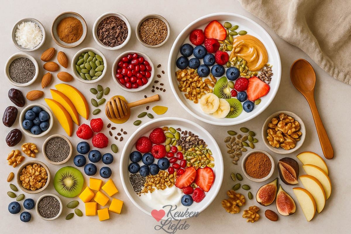 Yoghurt upgrade: 20 gezonde toppings Yoghurt upgrade: 20 gezonde toppings