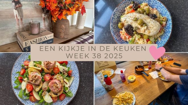 Een kijkje in de keuken week 38 2025