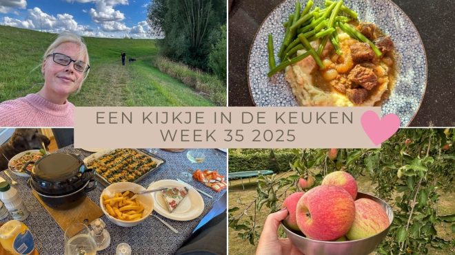 Een kijkje in de keuken week 35 2025
