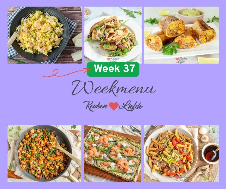 Weekmenu 37 2025 Weekmenu 37 2025