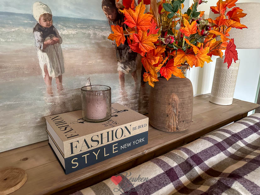 Herfst styling in de woonkamer
