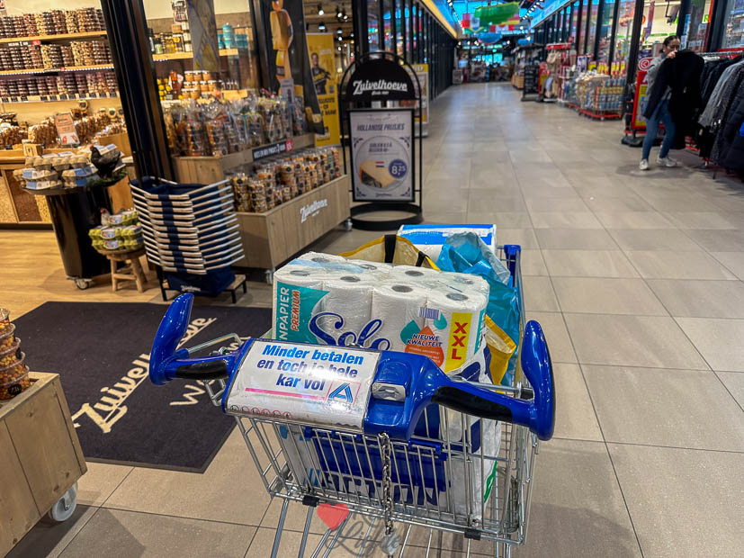 De weekboodschappen doen bij Aldi