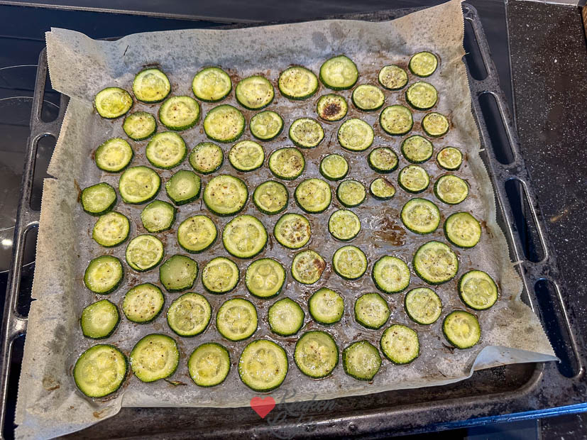 Courgette roosteren in de oven