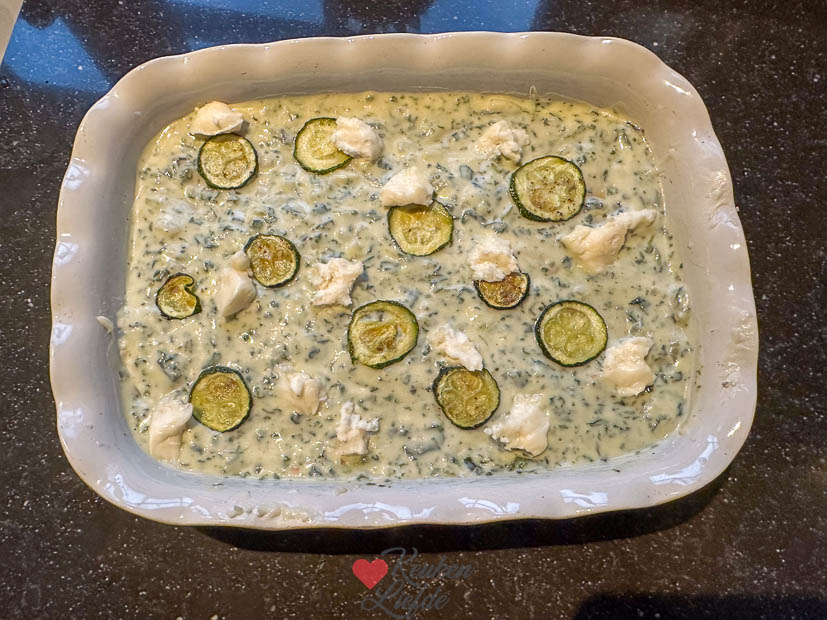 Lasagne met courgette en spinazie