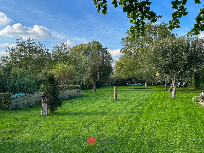 Het gazon is weer gemaaid