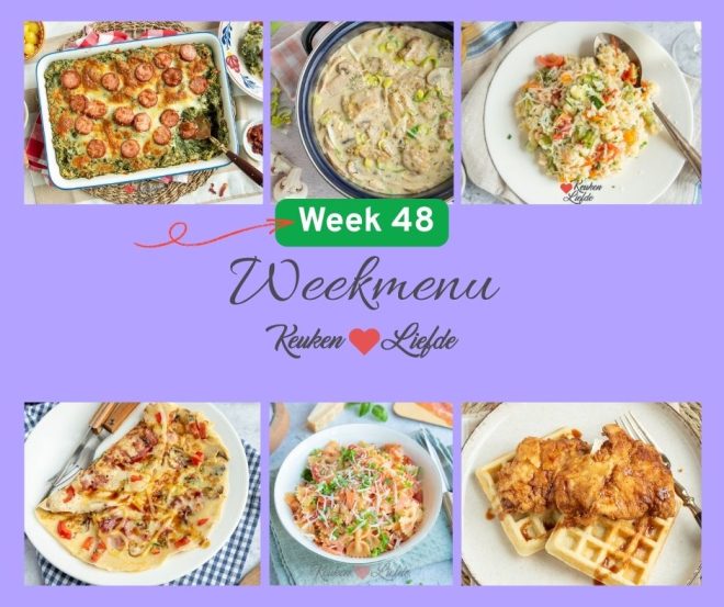 Weekmenu week 48 2025